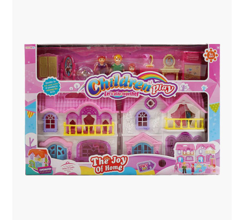 Будиночок 8089 CF (18/2) 23.5 х 13 х 23 см, світло, звук, меблі, фігурки, декоративні елементи, в коробці