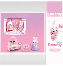 Набір меблів 6621 A-5 (96/2) флоксова фігурка, висота: 9 см, умивальник, аксесуари, в коробці