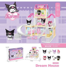 Будиночок з героями 6 SY-3 (36) підсвічування, фігурка героя, 3 поверхи, меблі, в коробці