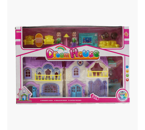 Будиночок 8117-1 A (18/2) 24 х 13.5 х 24 см світло, звук, меблі, фігурки, декоративні елементи, домашній улюбленець, в коробці – в наличии! Купите сейчас у KAZKOVA