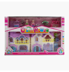 Будиночок 8117-2 A (18/2) будиночок 23.5 х 13 х 23 см, меблі, фігурки, декоративні елементи, улюбленець, кухня, світло, звук, в коробці