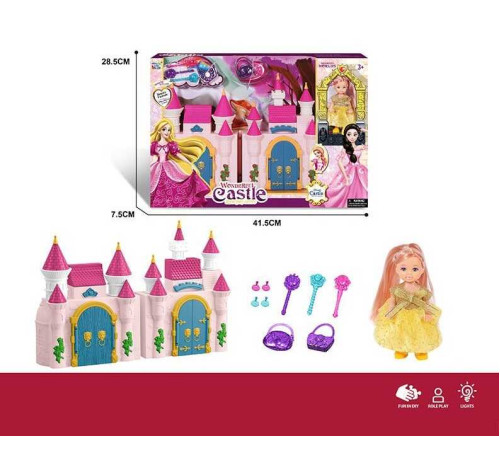 Замок з лялькою KDL 58 (36/2) в коробці