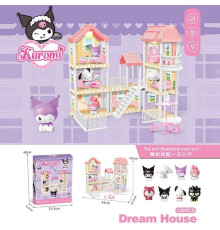 Будиночок з героями 7 SY-1 Штрих=42032 (24) підсвічування, фігурка героя, 3 поверхи, меблі, в коробці