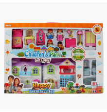 Будиночок 8146-1 A (24/2) 17.5 х 9 х 20 см світло, звук, меблі, фігурки, декоративні елементи, в коробці