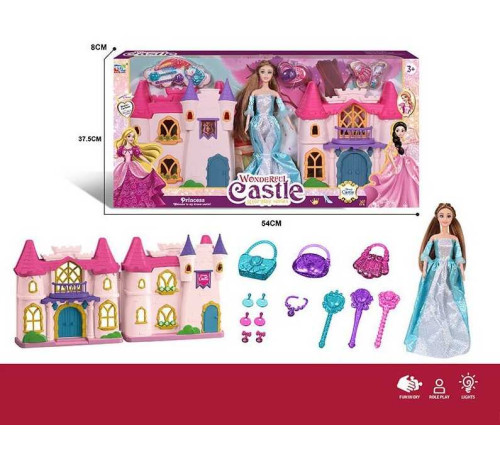 Замок з лялькою KDL 60 (16) в коробці