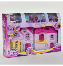 Будиночок 16428 (6) з меблями, звук, світло, в коробці