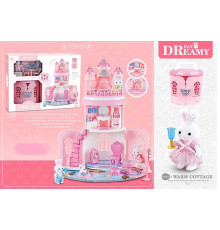 Будиночок 6628 (10) "Розкладний будиночок", 3 поверхи, 2 флоксових героя, домашній улюбленець, меблі, аксесуари, в коробці