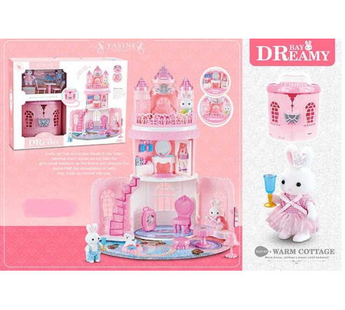Будиночок 6628 (10) "Розкладний будиночок", 3 поверхи, 2 флоксових героя, домашній улюбленець, меблі, аксесуари, в коробці – в наличии! Купите сейчас у KAZKOVA