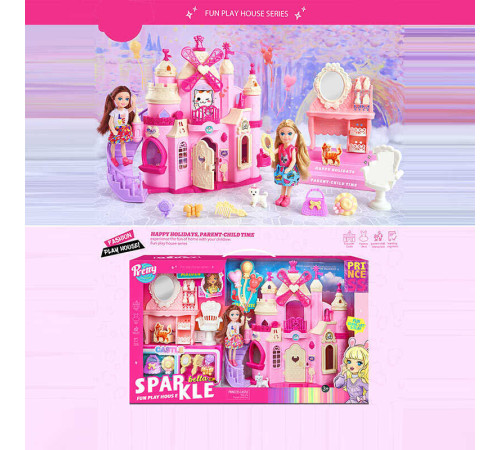 Будиночок з лялькою 7015 (8) меблі, аксесуари, в коробці