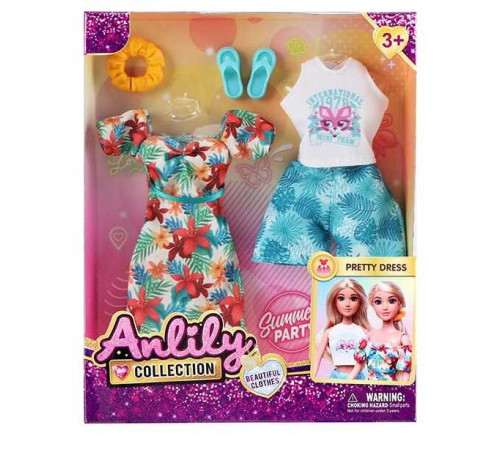 Одяг для ляльок 616825 (96) взуття, плаття, майка, шорти, в коробці