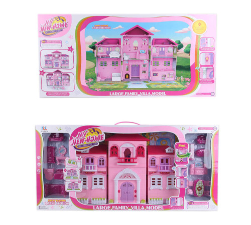 Будиночок 6653 (10) звук, підсвічування, наліпки, в коробці