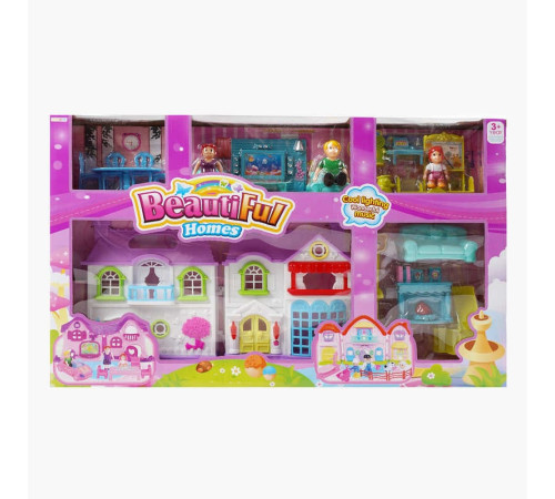 Будиночок 8161-2 A (24/2) розмір будинку 17 х 9 х 19 см, меблі, фігурки, на батарейках, звук, підсвітка, декоративні елементи, в коробці