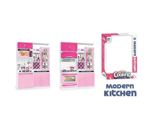 Кухня 818-136 А (36/2) 2 види, висота: 32 см, звуки, підсвічування, посуд, дверцята відкриваються, в коробці