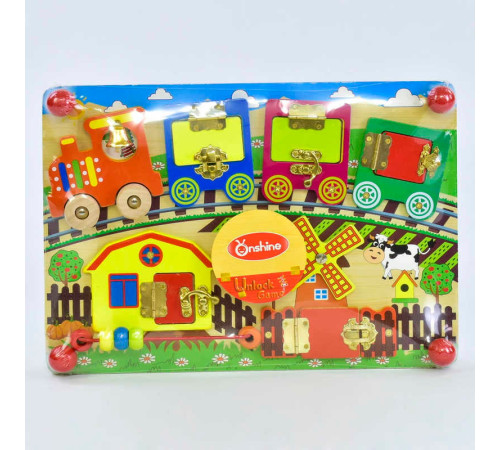 Бізіборд дерев'яний C 31384 (12) в плівці