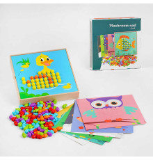 Мозаїка дерев’яна C 57601 (32) 9 карток, в коробці