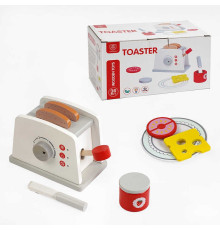 Тостер C 61657 (40) рухомі елементи, тріскачка, продукти, у коробці