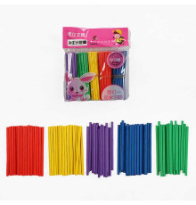 Палички для лічби C 73209 (600) 100 штук, дерев’яні, 5 кольорів, в пакеті