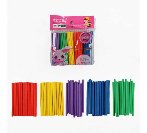 Палички для лічби C 73209 (600) 100 штук, дерев’яні, 5 кольорів, в пакеті – в наличии! Купите сейчас у KAZKOVA Палички для лічби C 73209 (600) 100 штук, дерев’яні, 5 кольорів, в пакеті – в наличии! Купите сейчас у KAZKOVA