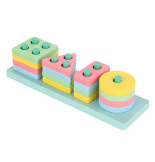 Дерев'яний геометричний сортер C 74166 (80) в плівці