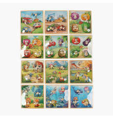 Вкладиші C 74232 (200) дерев’яні, в плівці, ВИДАЄТЬСЯ ТІЛЬКИ МІКС ВИДІВ