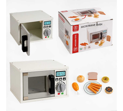 Мікрохвильова піч С 61751 (18) дерев'яна, продукти, посуд – в наличии! Купите сейчас у KAZKOVA