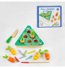 Логічна гра C 61737 (40) дерев'яна, гра на липучках, сортер, магнітна гра, в коробці