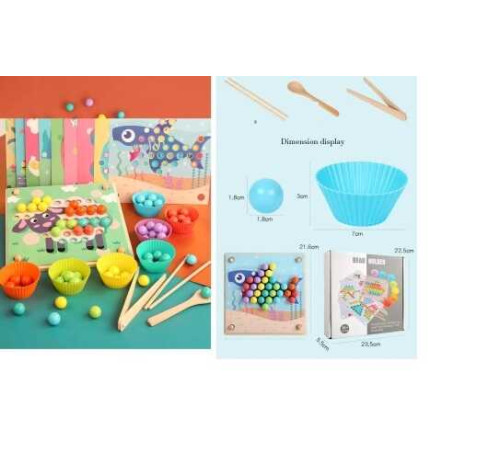 Мозаїка дерев’яна C 65017 (24) сортер, силіконові форми, трафарети, в коробці – в наличии! Купите сейчас у KAZKOVA