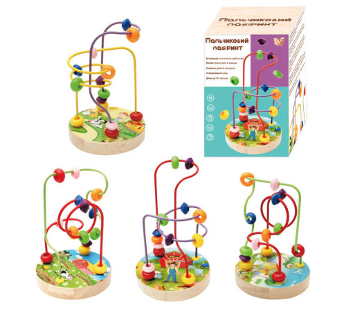 Пальчиковий лабіринт 37800 (48) "WToys", дерев'яний, в коробці – в наличии! Купите сейчас у KAZKOVA Пальчиковий лабіринт 37800 (48) "WToys", дерев'яний, в коробці – в наличии! Купите сейчас у KAZKOVA