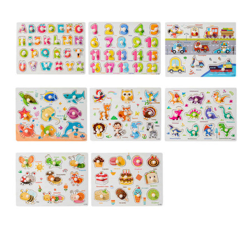 Вкладиші C 73252 (100) дерев’яні, ручка-тримач, у плівці, ВИДАЄТЬСЯ ТІЛЬКИ МІКС ВИДІВ