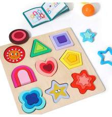 Пазли-вкладиші C 74410 (40) дерев’яні, в плівці