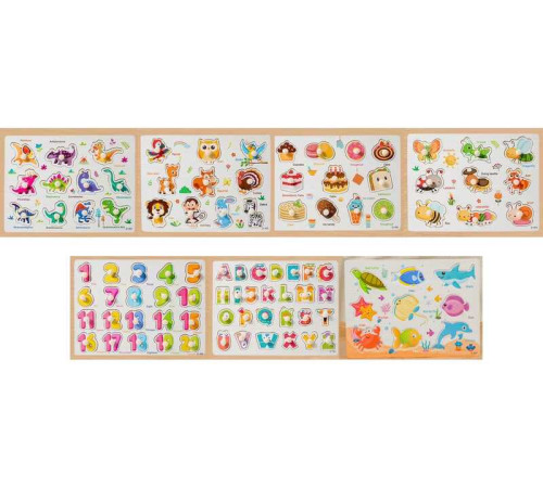 Вкладиші C 73252 (100) дерев’яні, ручка-тримач, у плівці, ВИДАЄТЬСЯ ТІЛЬКИ МІКС ВИДІВ