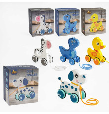 Каталка C 60369 (54) дерев’яна, в коробці, ВИДАЄТЬСЯ ТІЛЬКИ МІКС ВИДІВ