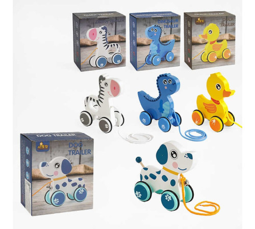 Каталка C 60369 (54) дерев’яна, в коробці, ВИДАЄТЬСЯ ТІЛЬКИ МІКС ВИДІВ – в наличии! Купите сейчас у KAZKOVA