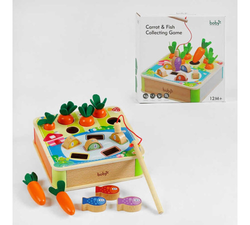 Логічна гра C 61738 (21) магнітна риболовля, морква, у коробці – в наличии! Купите сейчас у KAZKOVA