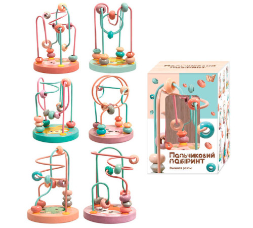 Пальчиковий лабіринт 58958 (60) "WToys", дерев'яний, в коробці – в наличии! Купите сейчас у KAZKOVA Пальчиковий лабіринт 58958 (60) "WToys", дерев'яний, в коробці – в наличии! Купите сейчас у KAZKOVA