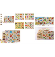 Вкладиші C 73253 (120) дерев’яні, ручка-тримач, в плівці, ВИДАЄТЬСЯ ТІЛЬКИ МІКС ВИДІВ