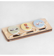 Вкладиші С 51351 (240) "Спецслужби", дерев'яні, у плівці