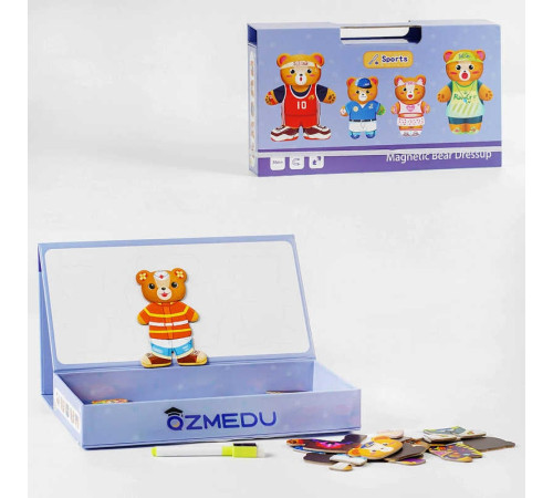 Дерев'яна магнітна дошка C 52514 (30) пазли, в коробці – в наличии! Купите сейчас у KAZKOVA