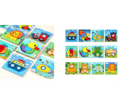 Вкладиш-пазл C 60394 (200) ВИДАЄТЬСЯ ТІЛЬКИ МІКС ВИДІВ