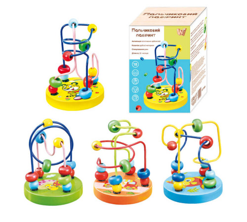 Пальчиковий лабіринт 70544 (20) "WToys", дерев'яний, 4 види, в коробці, ВИДАЄТЬСЯ ТІЛЬКИ МІКС ВИДІВ – в наличии! Купите сейчас у KAZKOVA Пальчиковий лабіринт 70544 (20) "WToys", дерев'яний, 4 види, в коробці, ВИДАЄТЬСЯ ТІЛЬКИ МІКС ВИДІВ – в наличии! Купите сейчас у KAZKOVA