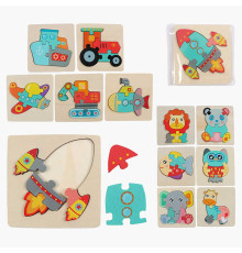 Пазли-вкладиші C 73216 (500) дерев’яні, в пакеті, ВИДАЄТЬСЯ ТІЛЬКИ МІКС ВИДІВ