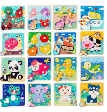 Вкладиші C 73254 (36) ЦІНА ЗА 4 ШТУКИ В УПАКОВЦІ, дерев’яні, ручка-тримач, в плівці, ВИДАЄТЬСЯ ТІЛЬКИ МІКС ВИДІВ