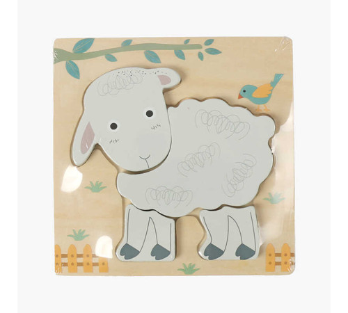 Пазли-вкладиші C 65023 (200) дерев’яні, звірятко, в плівці