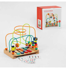 Пальчиковий лабіринт C 53787 (24) дерев'яний, міні-гра, в коробці