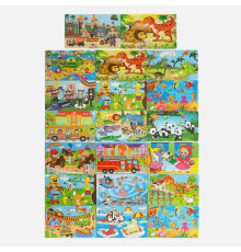 Пазли С 63416 (400) дерев'яні, 30 елементів, у плівці, ВИДАЄТЬСЯ ТІЛЬКИ МІКС