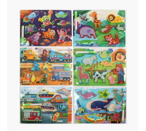 Пазли-вкладиші D 38354 (80) дерев'яні, маркер, у плівці, ВИДАЄТЬСЯ ТІЛЬКИ МІКС ВИДІВ – в наличии! Купите сейчас у KAZKOVA Пазли-вкладиші D 38354 (80) дерев'яні, маркер, у плівці, ВИДАЄТЬСЯ ТІЛЬКИ МІКС ВИДІВ – в наличии! Купите сейчас у KAZKOVA