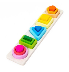 Дерев'яний геометричний сортер C 73208 (90) у плівці