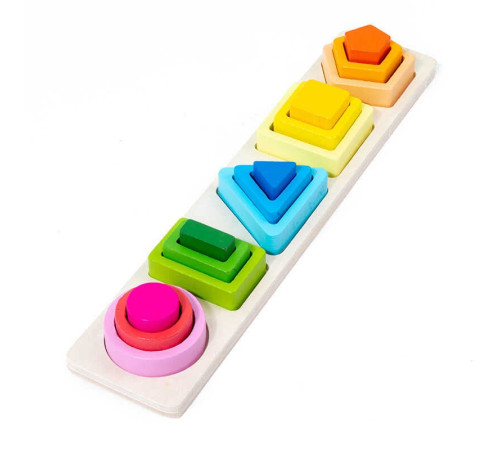 Дерев'яний геометричний сортер C 73208 (90) у плівці – в наличии! Купите сейчас у KAZKOVA
