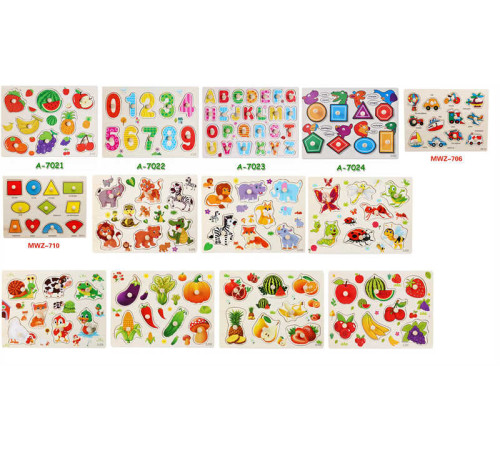 Вкладиші C 73257 (100) дерев’яні, ручка-тримач, в плівці, ВИДАЄТЬСЯ ТІЛЬКИ МІКС ВИДІВ