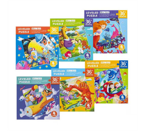 Магнітні пазли C 74249 (80) 3 тематичні дерев’яні пазли, 97 елементів на магнітах, різні рівні складності, у плівці, ВИДАЄТЬСЯ МІКС ВИДІВ – в наличии! Купите сейчас у KAZKOVA